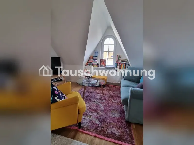 Tauschwohnung: 3-Zimmer DG im 13347 gegen 3/4-Zimmer Pberg — photo 1